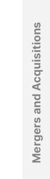 Mergers and Acquisitions