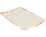 Folha de papel branca sobre superf cie vermelha com sombras. Yapay zeka taraf ndan olu turulan a  klama