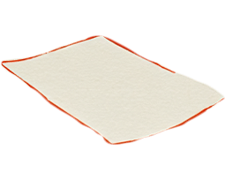 Folha de papel branca sobre superf cie vermelha com sombras. Yapay zeka taraf ndan olu turulan a  klama