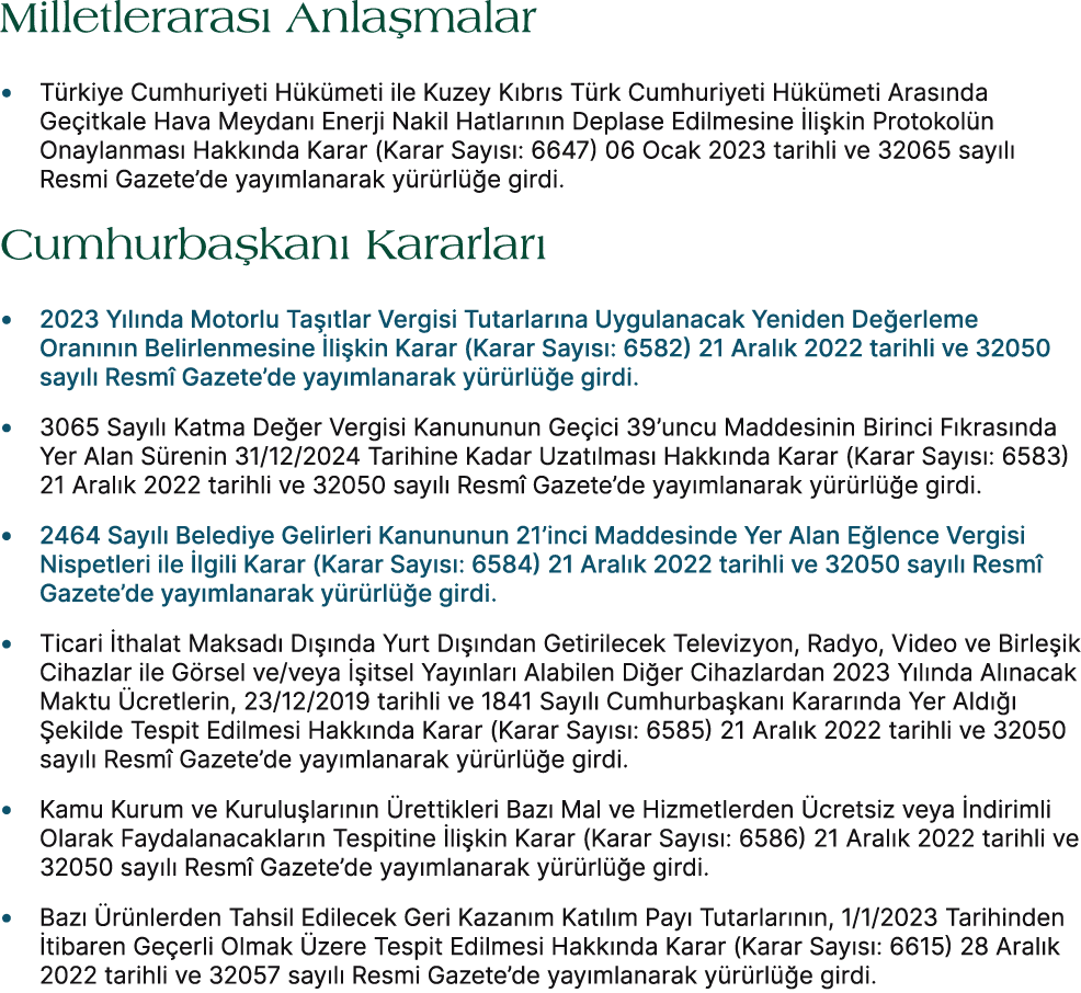 Milletleraras Anla malar • T rkiye Cumhuriyeti H k meti ile Kuzey K br s T rk Cumhuriyeti H k meti Aras nda Ge itkal...