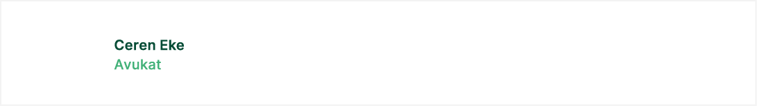 Ceren Eke Avukat