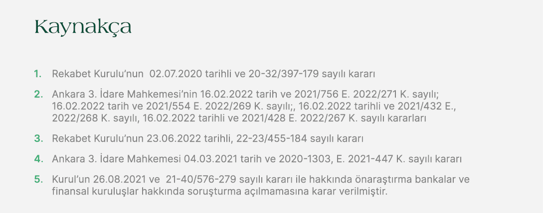 Kaynak a 1. Rekabet Kurulu’nun 02.07.2020 tarihli ve 20 32/397 179 say l karar  2. Ankara 3.  dare Mahkemesi’nin 16....