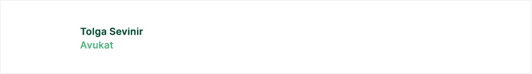 Tolga Sevinir Avukat