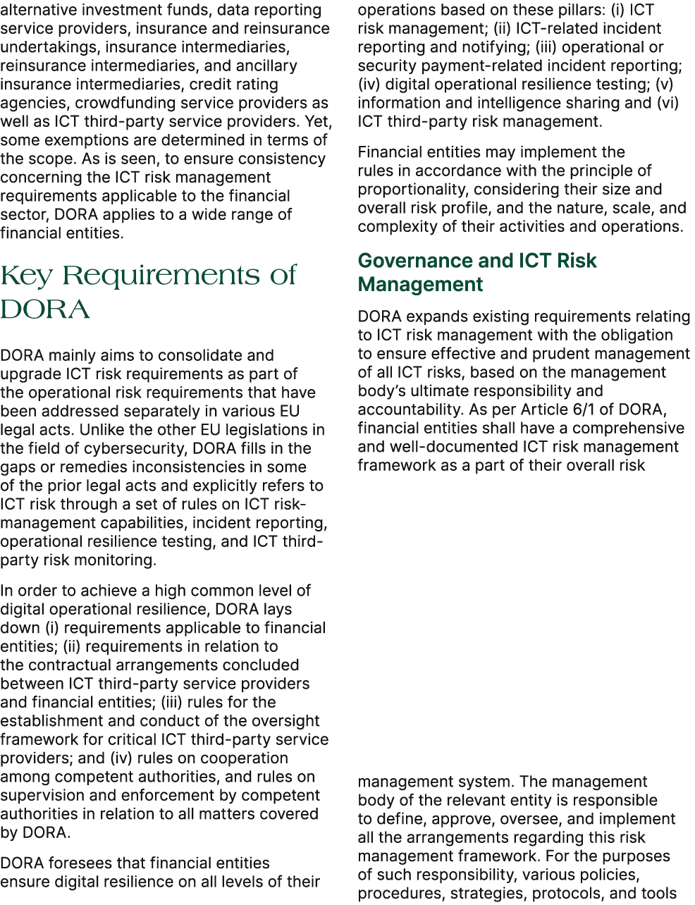 alternative investment funds, data reporting service providers, insurance and reinsurance undertakings, insurance int...