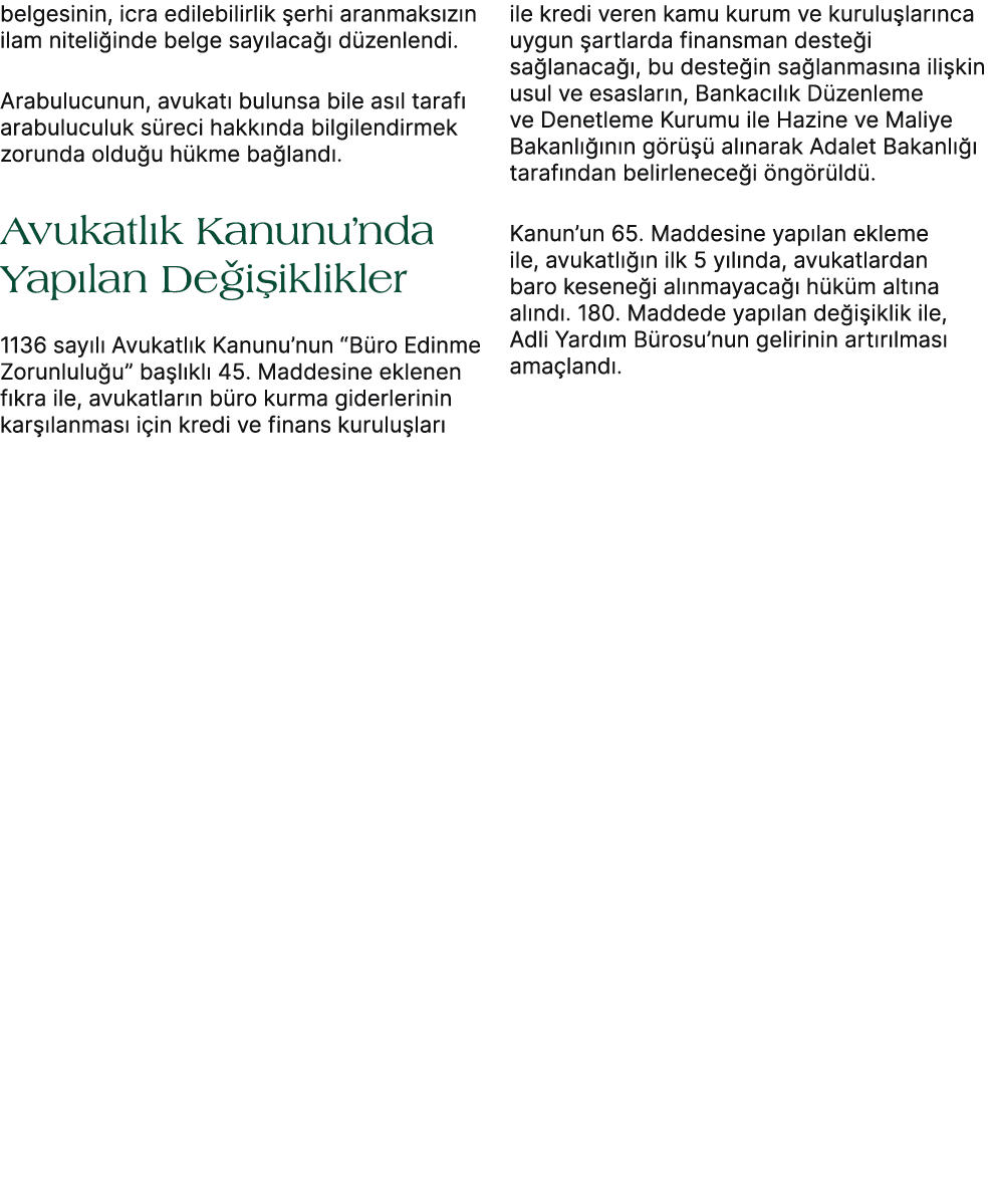 belgesinin, icra edilebilirlik erhi aranmaks z n ilam niteli inde belge say laca   d zenlendi. Arabulucunun, avukat ...