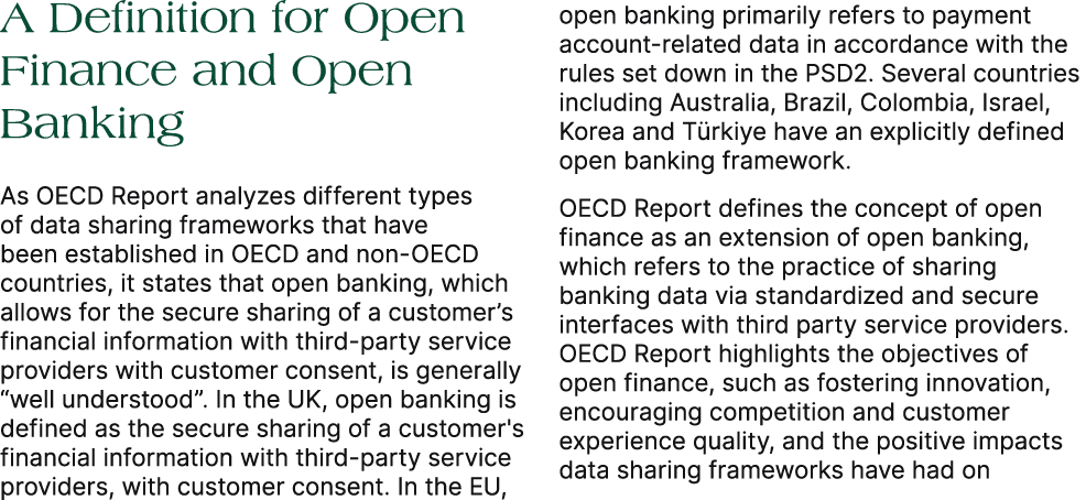 A Definition for Open Finance and Open Banking As OECD Report analyzes different types of data sharing frameworks tha...