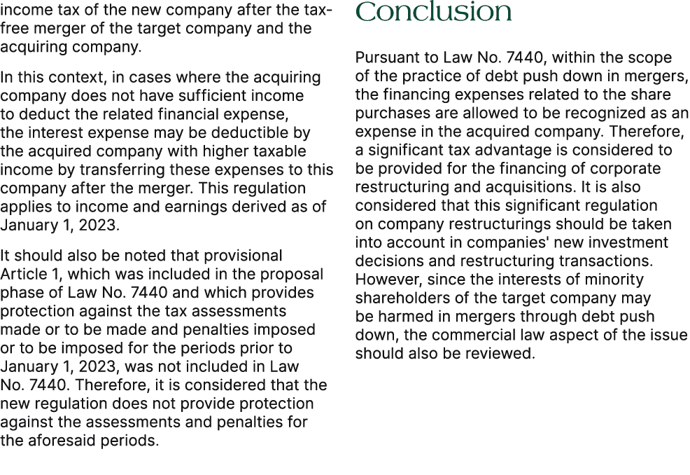 income tax of the new company after the tax free merger of the target company and the acquiring company. In this cont...