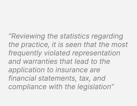 “Reviewing the statistics regarding the practice, it is seen that the most frequently violated representation and war...