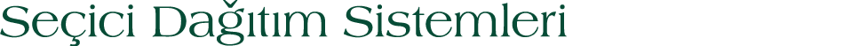 Se ici Da t m Sistemleri