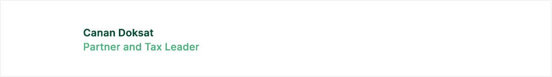 Canan Doksat Partner and Tax Leader