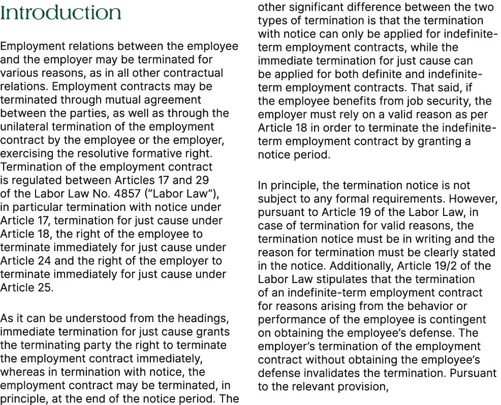 Introduction Employment relations between the employee and the employer may be terminated for various reasons, as in ...