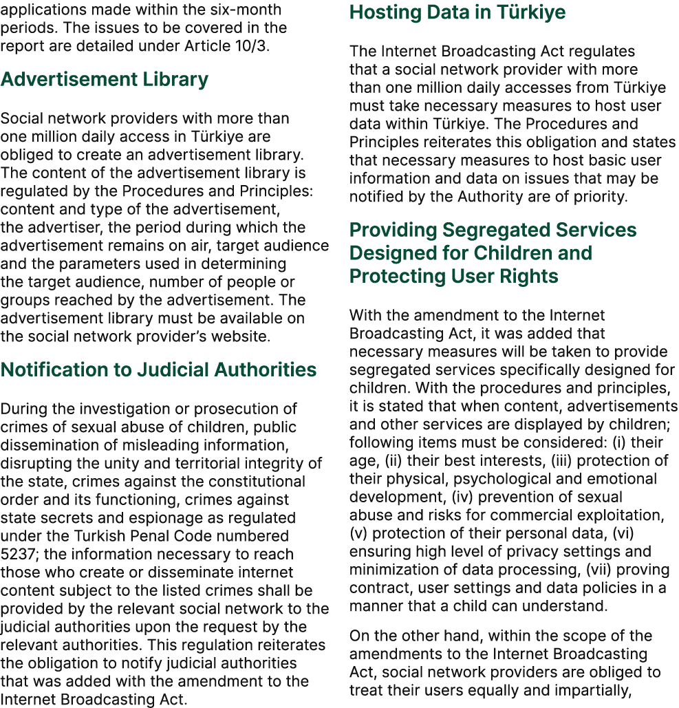 applications made within the six month periods. The issues to be covered in the report are detailed under Article 10/...