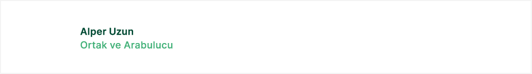 Alper Uzun Ortak ve Arabulucu