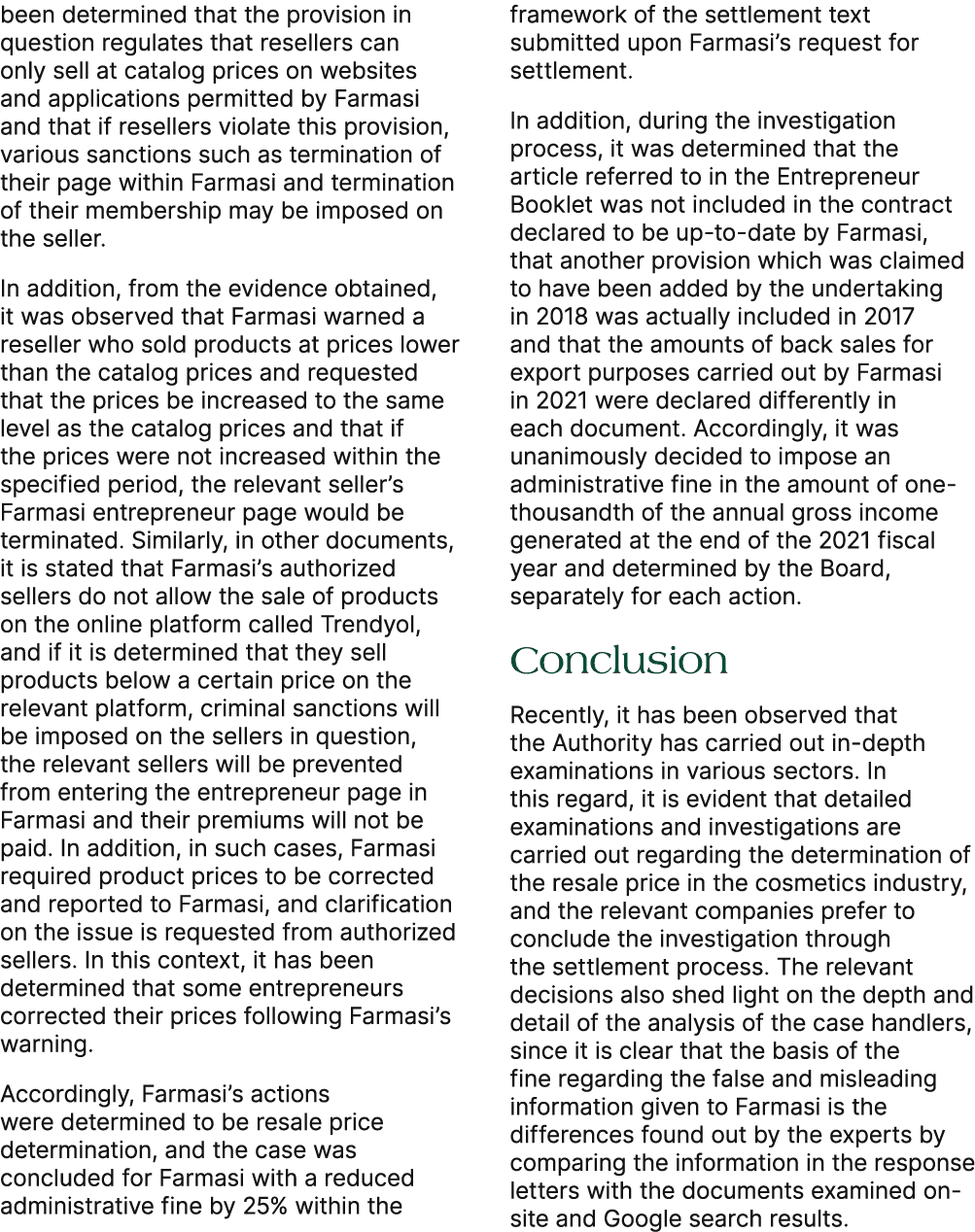 been determined that the provision in question regulates that resellers can only sell at catalog prices on websites a...