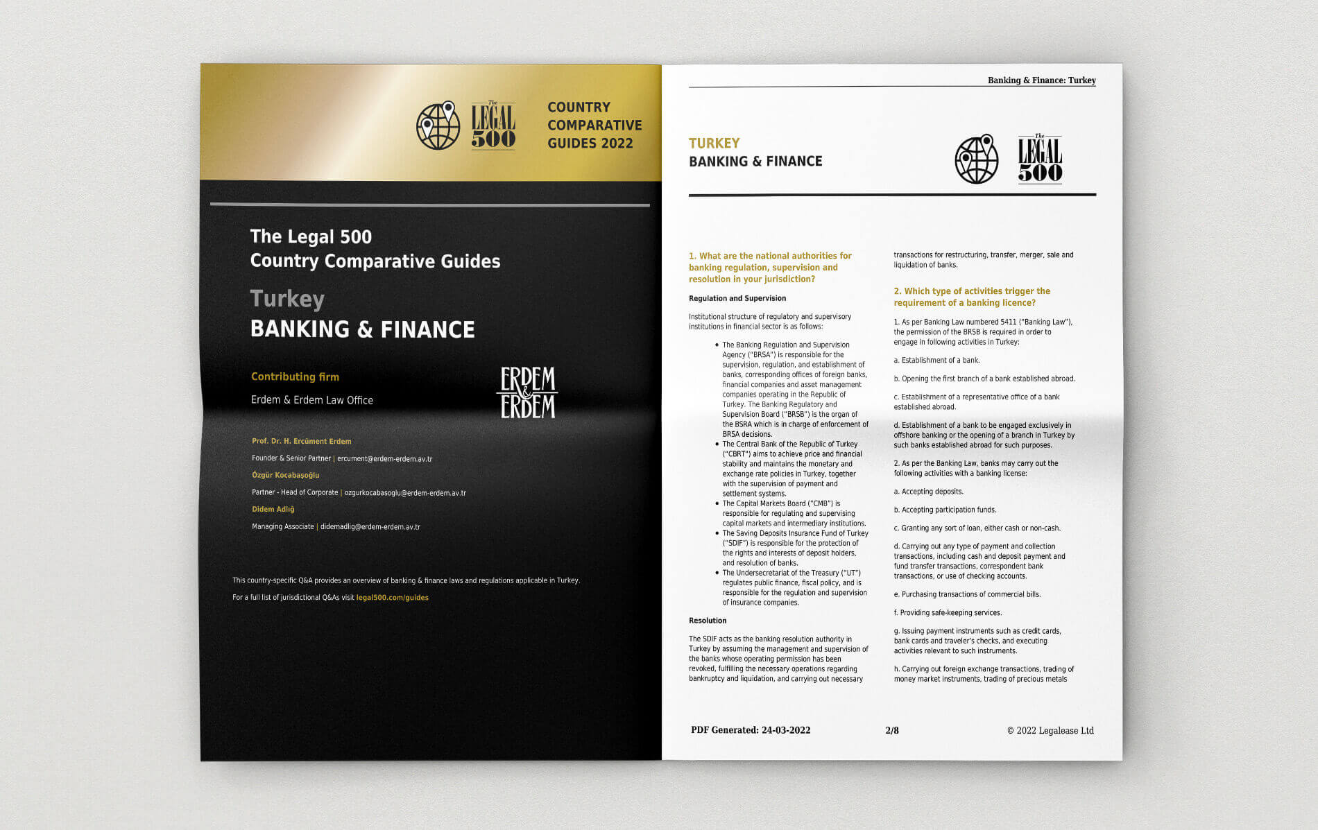 The Legal 500 Country Comparative Guides: Turkey - Banking and Finance